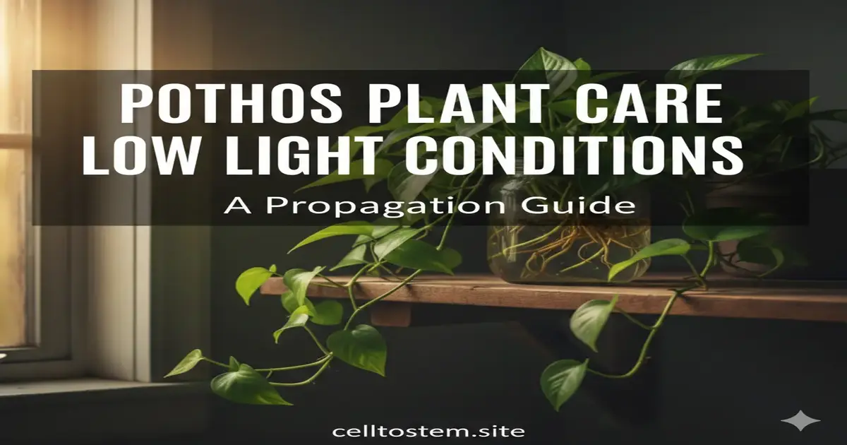 Pothos Plant Care Low Light Conditions