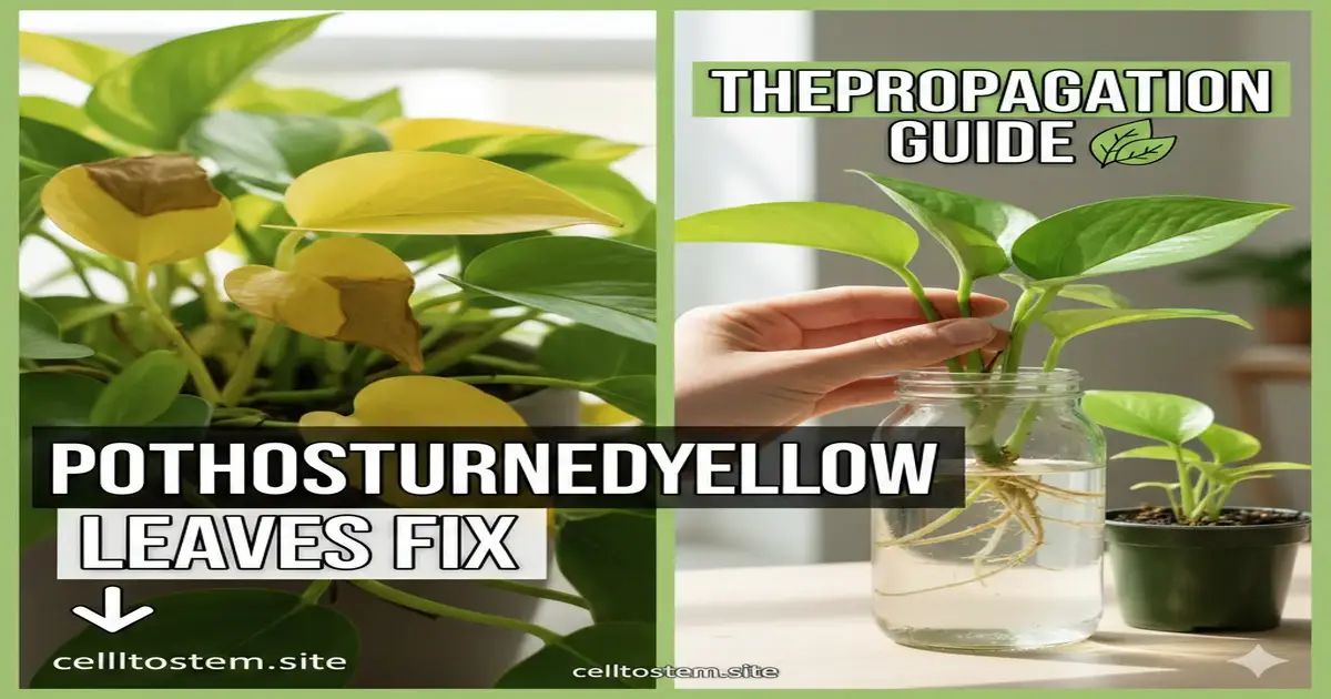 Pothos Plant Turning Yellow Leaves Fix