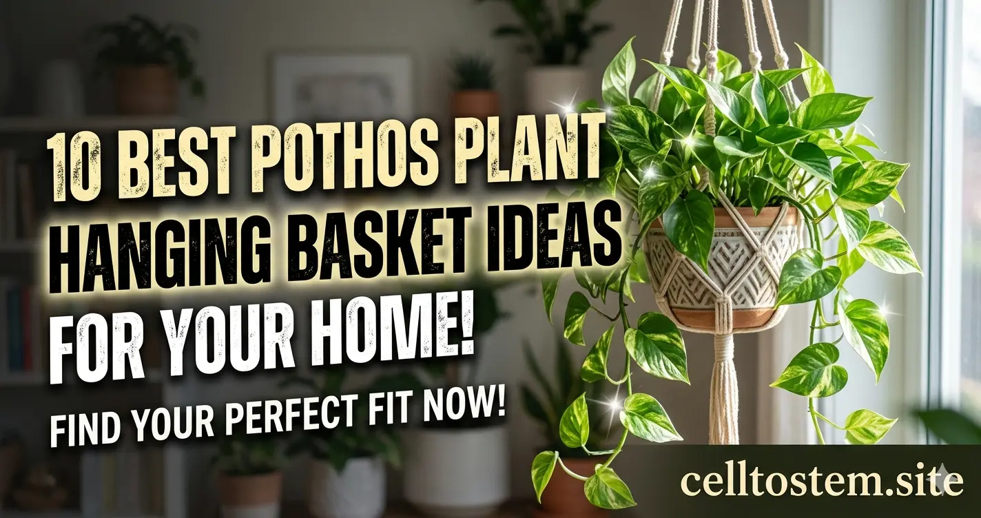 10 Best Pothos Plant Hanging Basket Ideas for Your Home
