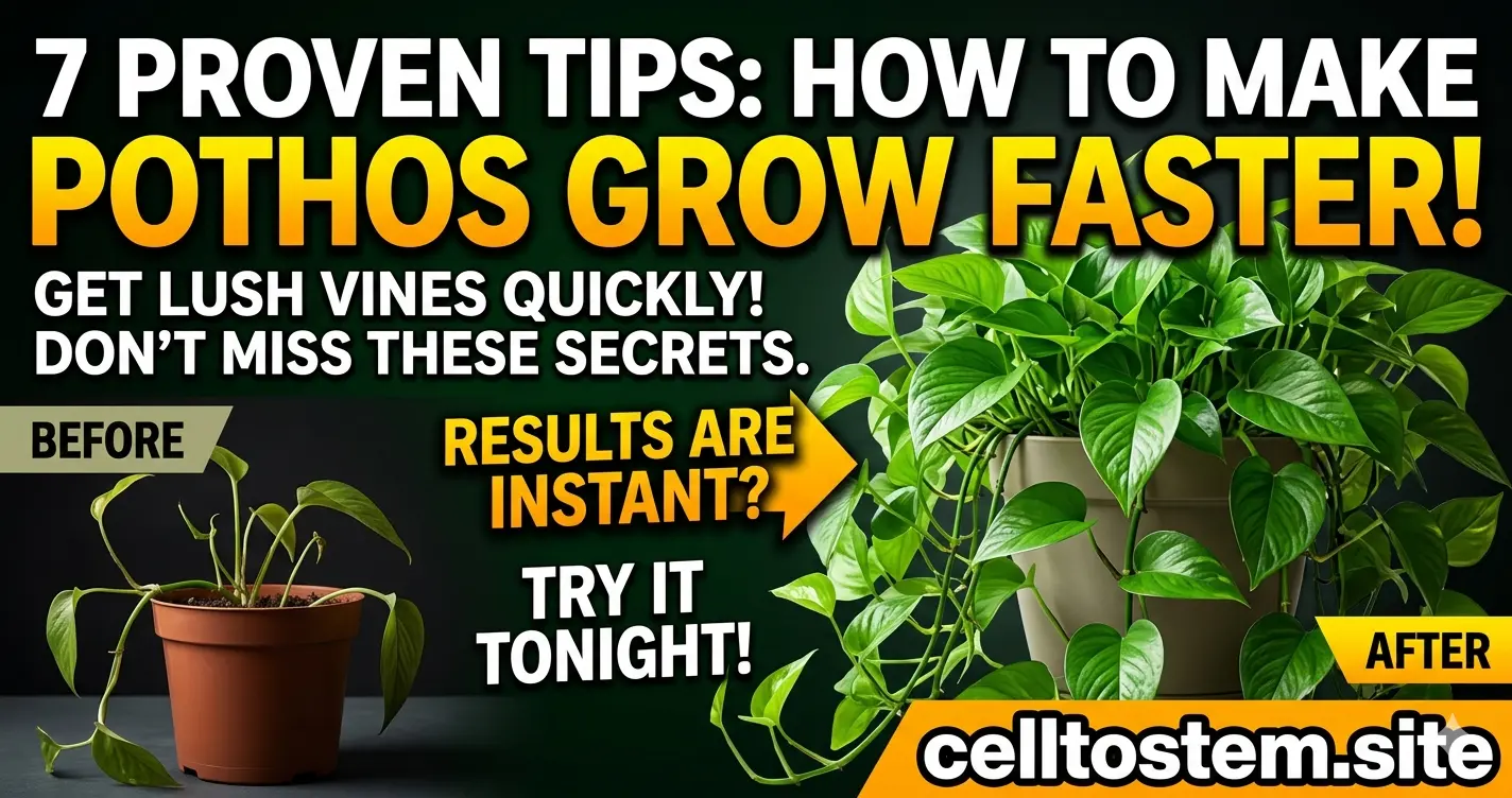 How to Make Pothos Grow Faster