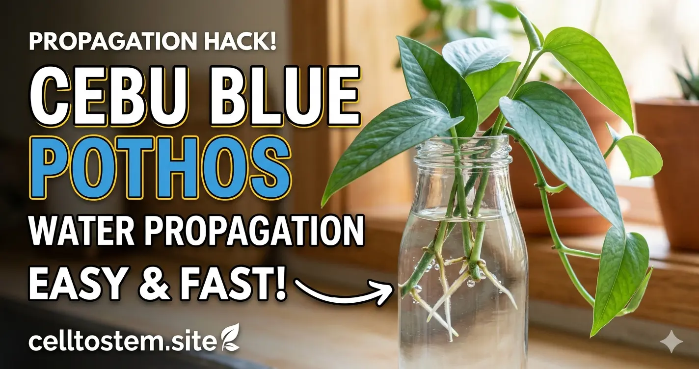 How to Propagate Cebu Blue Pothos in Water