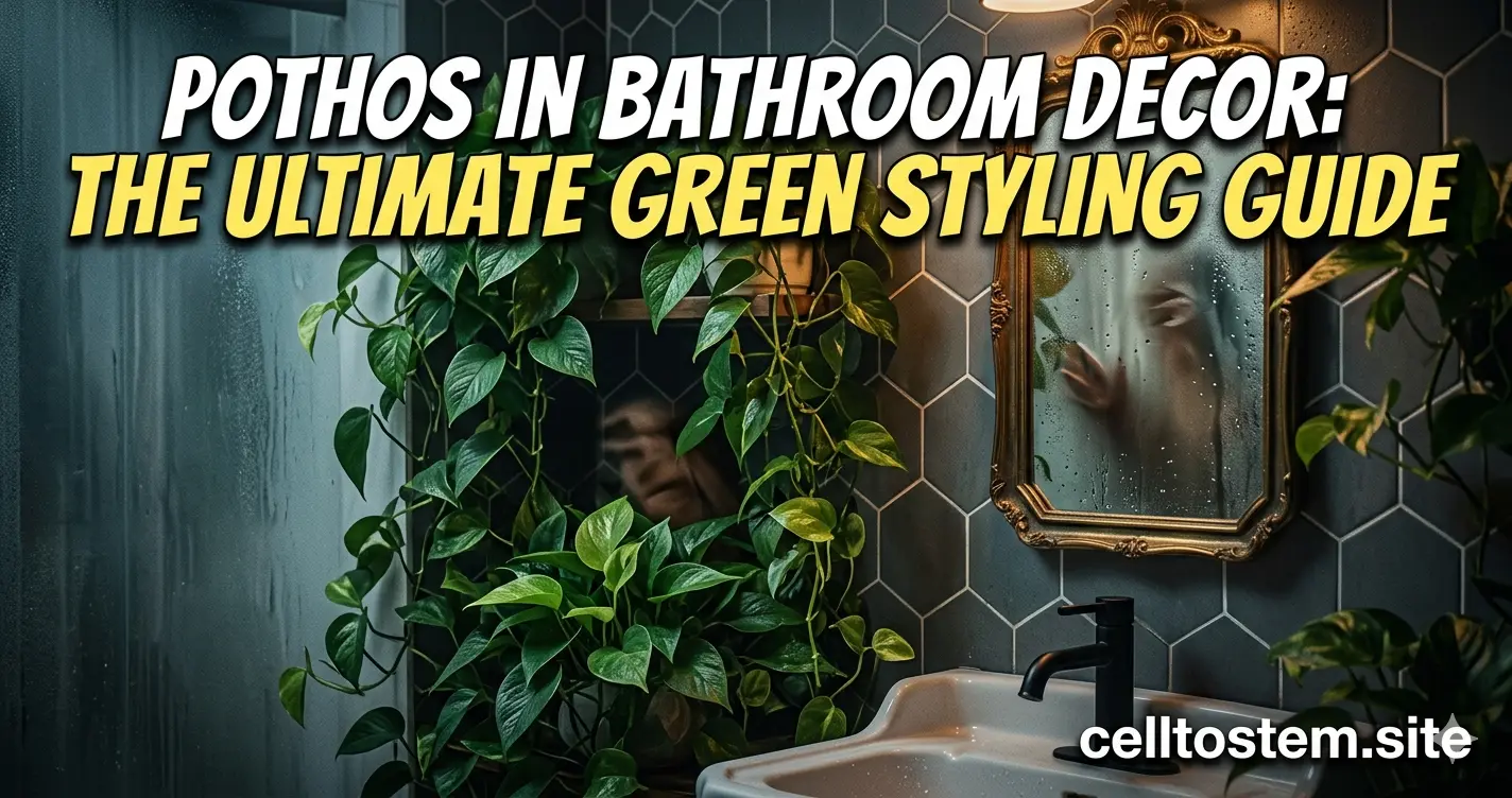 Pothos in Bathroom Decor