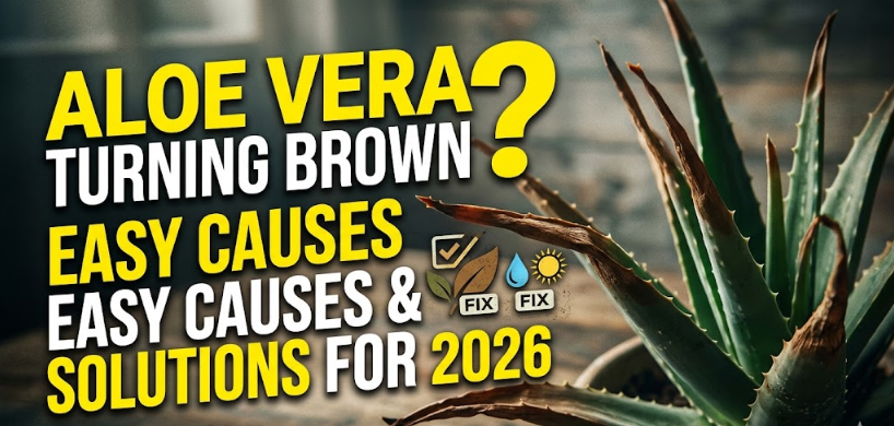 Aloe Vera Turning Brown