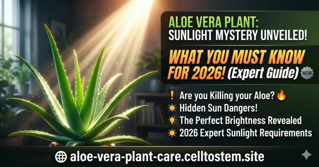 Aloe Vera Plant Sunlight Requirements: The 2026 Expert Guide